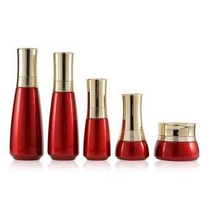 glass cosmetic packaging set