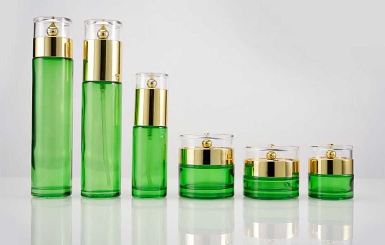Green Cosmetic Glass Sets