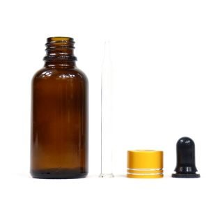Empty Amber Glass Dropper Bottle Wholesale