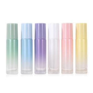 glass-roll-on-perfume-bottle empty roll on bottle gradient glass roller bottle