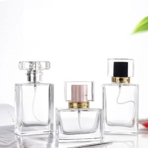 mini clear glass perfume bottles