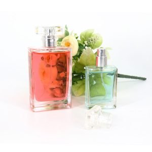 Vintage Glass Perfume Bottle with Pump Sprayer 30Ml 50Ml 100Ml