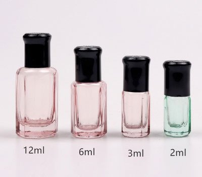 multiple sizes glass roller bottles