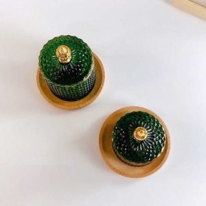 vintage-green-glass-storage-container vintage green glass storage container