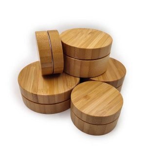 bamboo-cosmetic-cream-jar-with-screw-lid Bamboo Cosmetic Cream Jar with Screw Lid