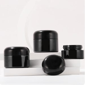 Pocket Size Black Ultra Violet Cosmetic Jar