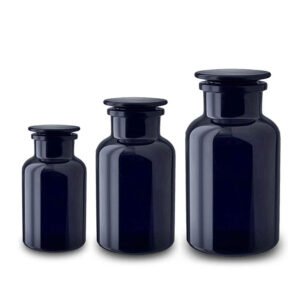UV Glass Apothecary Jars