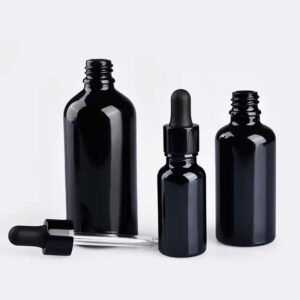 UV glass dropper bottles
