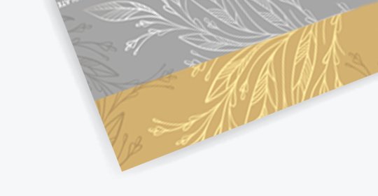 gold and silver foiling