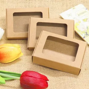kraft box with window