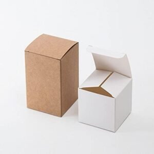 kraft white cardboard boxes
