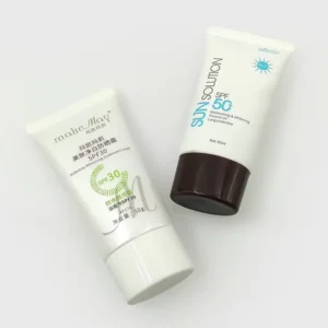 custom printed sunscreen squeeze tube