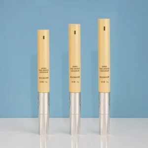 empty eye cream tube with electric applicator
