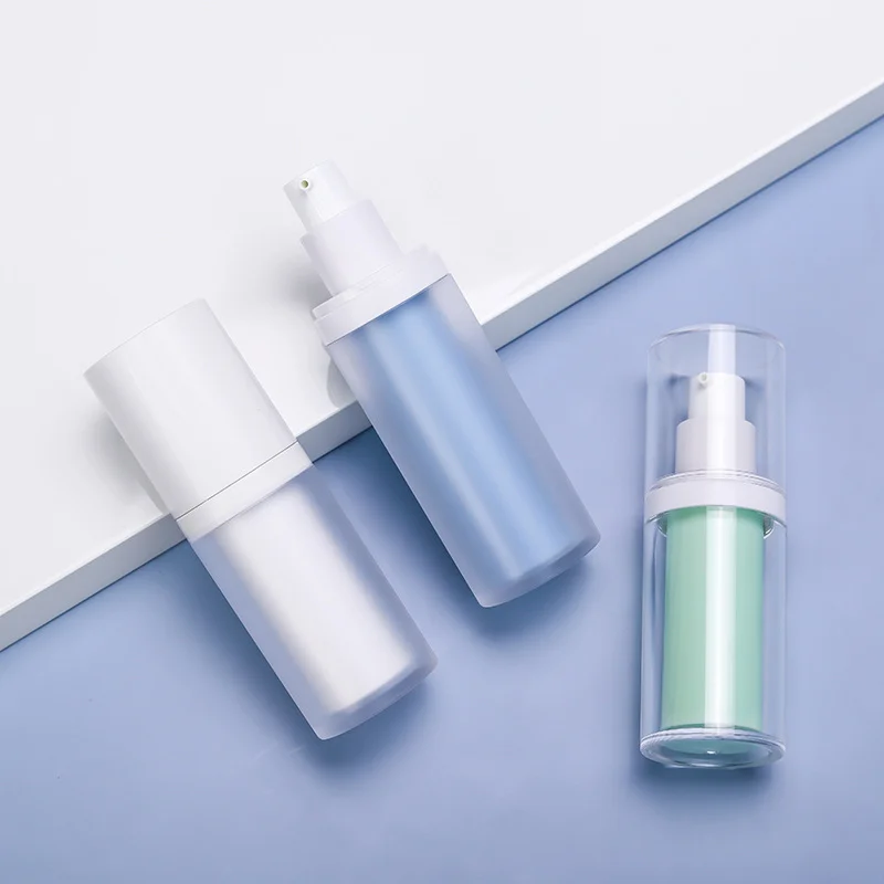 refillable airless pump bottle