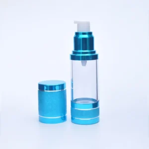30ml blue airless pump bottles