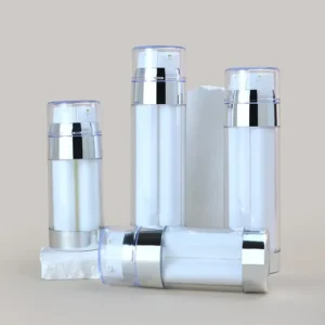 Dual Chamber Plastic Lotion Bottle
