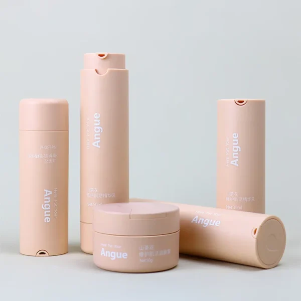 pink rotate airless bottle