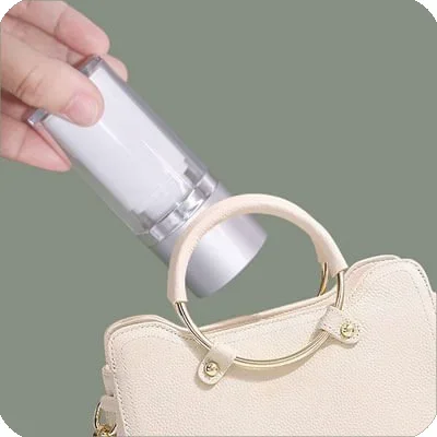 portable airless pump bottle