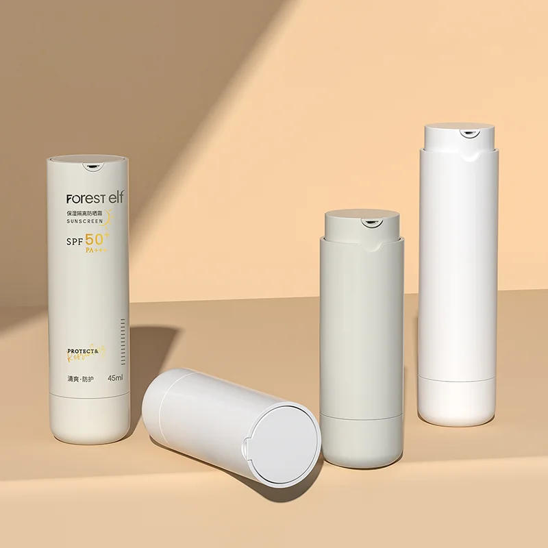 twist up airless bottle cosmetic packaging