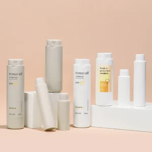 refillable airless lotion bottle