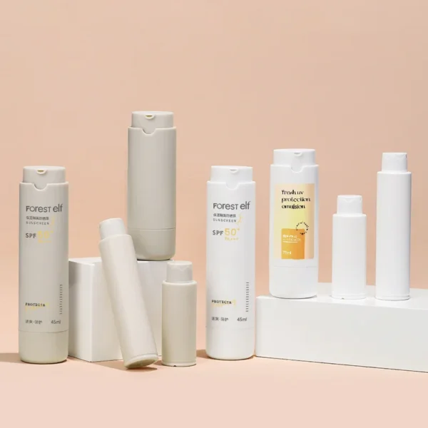 refillable airless lotion bottle